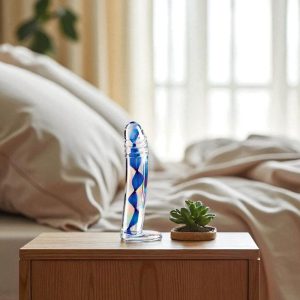 Calm Curves – Elegant glassstav med spiraldesign