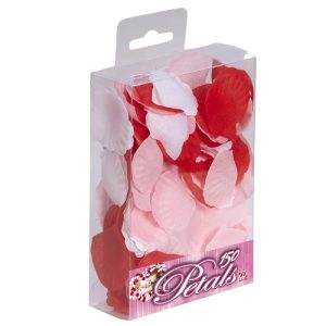 Flerfargede roseblader